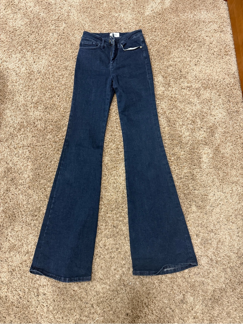 Frame Denim Dark Blue Flare Jeans